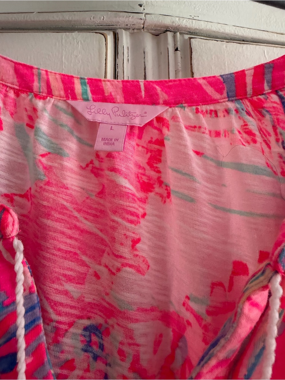 Lilly Pulitzer Pink and Hot Pink Floral Tunic - Picture 2 of 3